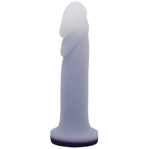 Tantus Flurry O2 Dual Density Dildo in Rose Quartz or Twilight - Melody's Room