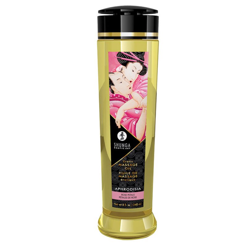 Shunga Aphrodisia Roses Petals Massage Oil - Melody's Room