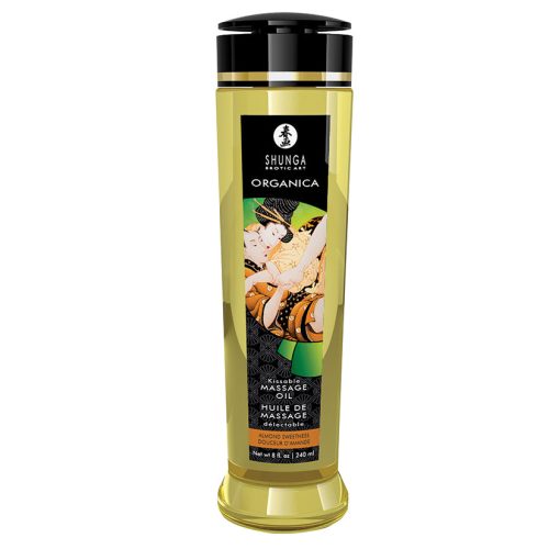 Shunga Organica Kissable Almond Sweetness Massage Oil - Melody's Room